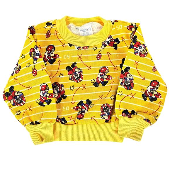 Vintage Football Sweatshirt for Toddlers - Size 24 Months - Picture 1 of 8